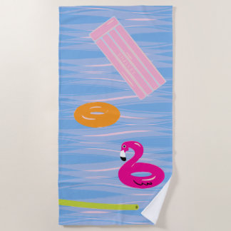Personalisiertes Poolhandtuch | Pool Floats Strand Strandtuch