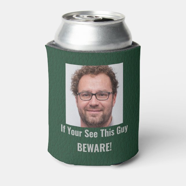 Personalisiertes Portrait Dose Cooler Dosenkühler (Kanne Rückseite)