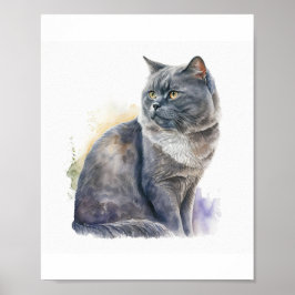 Personalisiertes Portrait von Haustieren, Haustier Poster