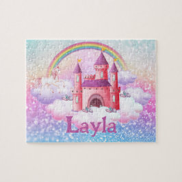Personalisiertes Prinzessinnen-Schloss-Kinder-Name