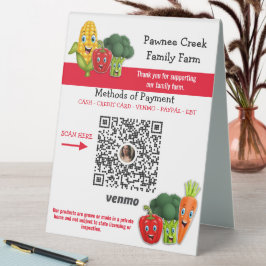 Personalisiertes Produkt Stand Venmo Bezahlung hie Tischaufsteller