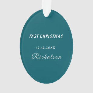 personalisiertes professionelles Weihnachts-Acryl- Ornament