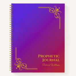 Personalisiertes Prophetic Journal SpiralNotebook Notizbuch