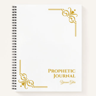 Personalisiertes Prophetic Journal SpiralNotebook Notizbuch