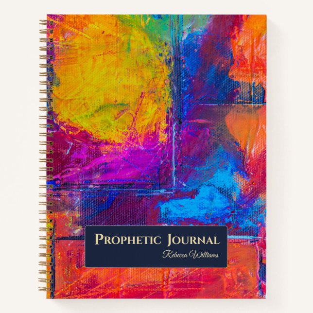 Personalisiertes Prophezeienblatt Notizbuch (Vorderseite)
