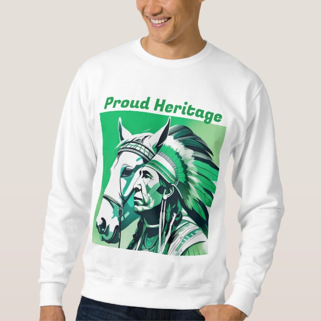 Personalisiertes Proud Heritage Men's Basic Sweats Sweatshirt (Vorderseite)