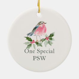 Personalisiertes PSW-Weihnachts-Dankeschön-Geschen Keramik Ornament