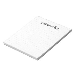 Personalisiertes PunktGrid-Notepad Notizblock