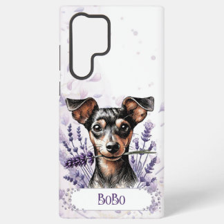 Personalisiertes Pup Phone Case - Min Button Samsung Galaxy Hülle