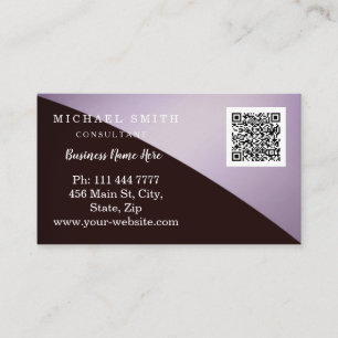 Personalisiertes QR-Logo für Unternehmen Visitenkarte