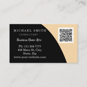 Personalisiertes QR-Logo für Unternehmen Visitenkarte