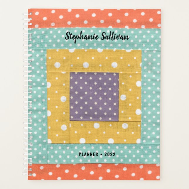 Personalisiertes Quilting-Patchwork Planer (Vorderseite)