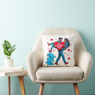 Personalisiertes Rätsel der Liebe - Mein Vermisste Kissen