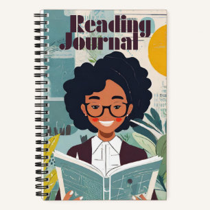 Personalisiertes Reading Journal Notizbuch