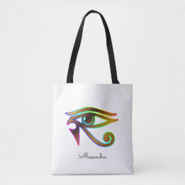 Personalisiertes Regenbogenauge Horusgeschenk Tasche