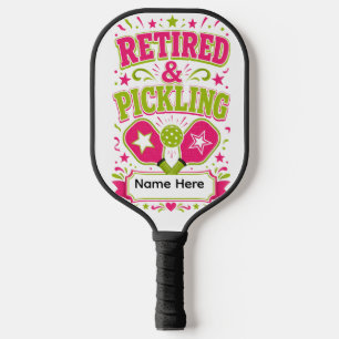 Personalisiertes Rentner- und Pickleball-Spaß-Padd Pickleball Schläger