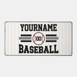 Personalisiertes Retro-Baseball-Player-Team Schreibtischunterlage