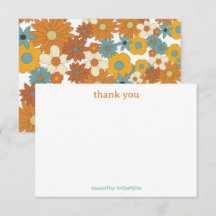 Personalisiertes Retro-Blume-Muster