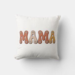 Personalisiertes Retro-Groovy-Mama-Muttertagsgesch Kissen