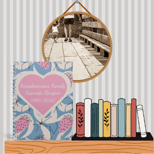 Personalisiertes Rezept aus der Mitte des Jahrhund Notizbuch