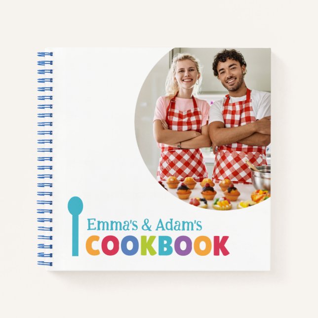 Personalisiertes Rezept Buch (Ihr Foto) (Vorderseite)