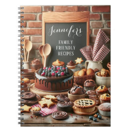 Personalisiertes Rezept Kochbuch Notizblock