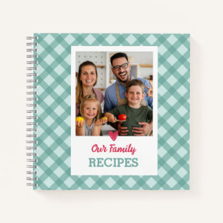 Personalisiertes Rezept-Notebook (Foto hinzufügen) Notizbuch