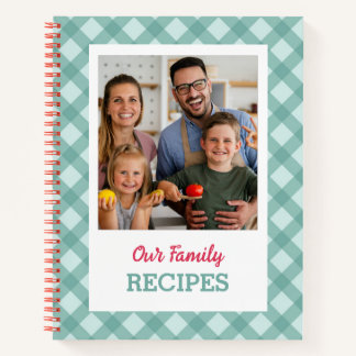 Personalisiertes Rezept-Notebook (Foto hinzufügen) Notizbuch