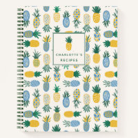 Personalisiertes Rezept-Notebook für Ananas