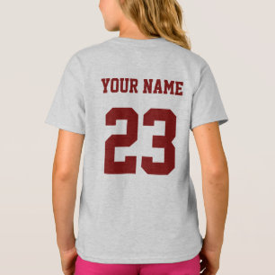 Personalisiertes Ringette Girl Ringette-Spielerges T-Shirt