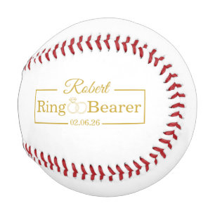Personalisiertes Ringträger-Baseball-Geschenk für Baseball
