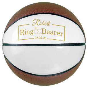 Personalisiertes Ringträger Baseball-Geschenk für Basketball