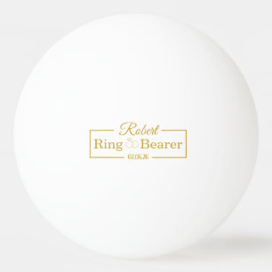 Personalisiertes Ringträger Baseball-Geschenk für  Tischtennisball