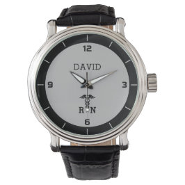 Personalisiertes RN-Symbol-Geschenk für Krankensch Armbanduhr