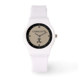 Personalisiertes RN-Symbol-Geschenk für Krankensch Armbanduhr