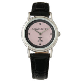 Personalisiertes RN-Symbol-Geschenk für Krankensch Armbanduhr