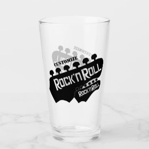 Personalisiertes Rock & Roll Glas