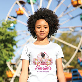 Personalisiertes Rollercoaster Party Afrikanisch T-Shirt