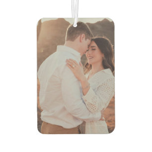 Personalisiertes romantisches Paarfoto-Auto Autolufterfrischer