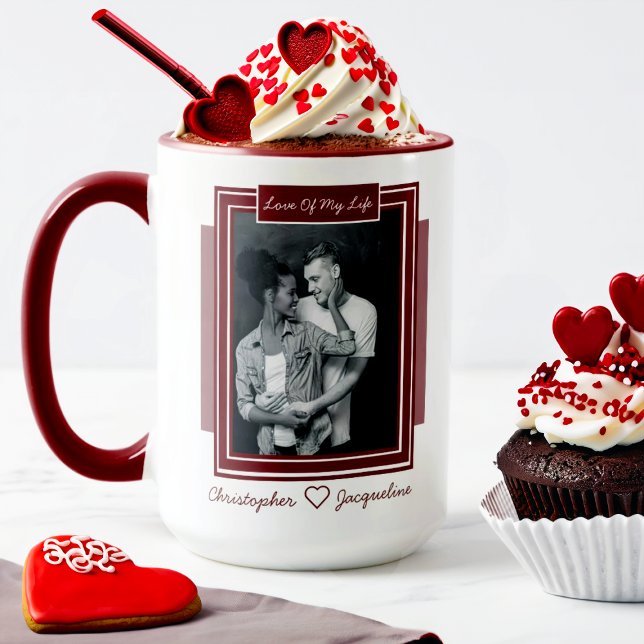 Personalisiertes Romantisches Valentinstag-Foto Tasse (Von Creator hochgeladen)