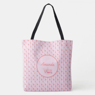 Personalisiertes Rosa Flamingo Muster Kleine Prinz Tasche