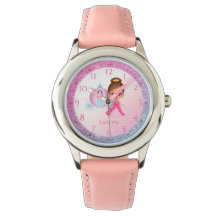 Personalisiertes Rosa Glitzer Princess Learning