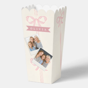 Personalisiertes Rosa Schleifen Namensgeschenk Ele Geschenkschachtel