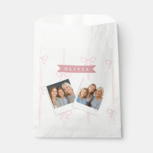 Personalisiertes Rosa-Schleifen-Namensgeschenk Ele Geschenktütchen