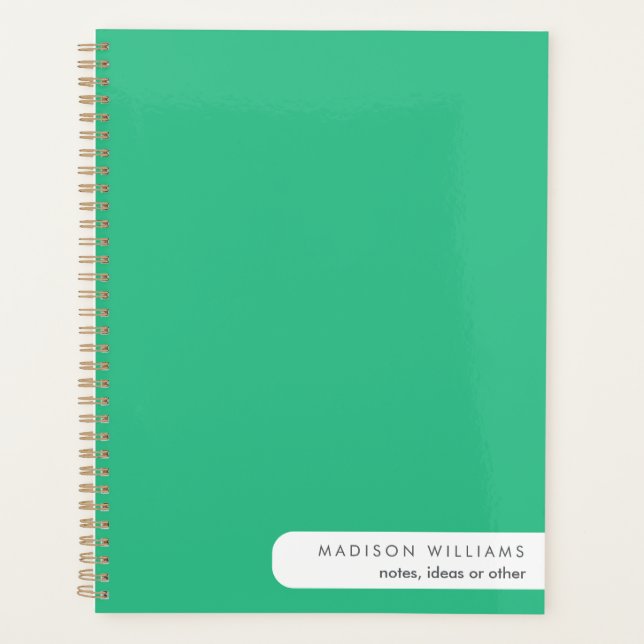 Personalisiertes rosa SpiralNotebook - Custome Planer (Vorderseite)