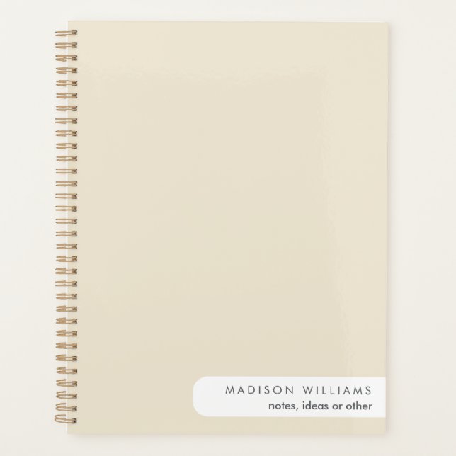 Personalisiertes rosa SpiralNotebook - Custome Planer (Vorderseite)