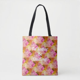 Personalisiertes rosa Wasserfarbenmuster Tasche