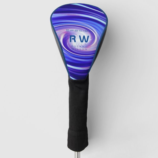 Personalisiertes Rotes Meer Golf Headcover (Vorderseite)