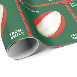 Personalisiertes Rugby-Urlaubsgeschenk Geschenkpapier
