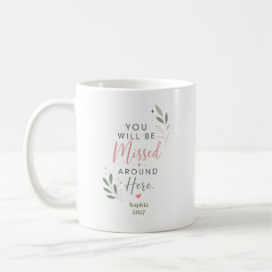 Personalisiertes Ruhestand Abschiedsgeschenk für K Kaffeetasse